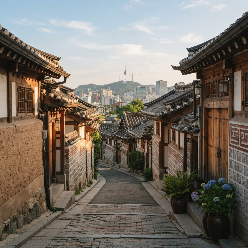 Bukchon Hanok Village in Seoul