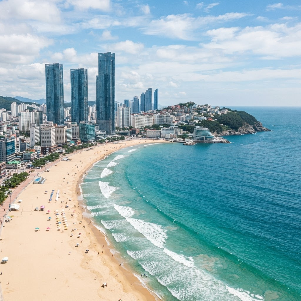 Haeundae Beach in Busan